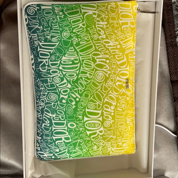 Dior Multicolor Nylon Pochette *new with tags* - Picture 1 of 4